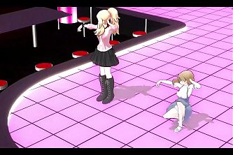 May and Serena Dancing (3D HENTAI)